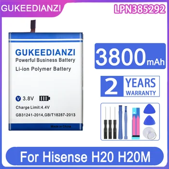 GUKEEDIANZI Взаимозаменяеми Батерия LPN385292 3800 mah Батерии За мобилни телефони Hisense H20 H20M HLTE510 HLTE510T HLTE510M