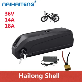 Hailong техника Shell 36V 14A 18A 10S5P 18650 Акумулаторна Литиево-йонна батерия За Електрически Планински Велосипед, Промяна на Мотопед
