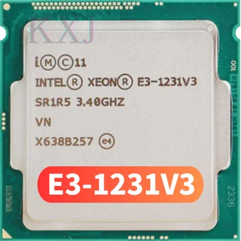 Intel Xeon E3 1231V3 E3 1231 V3 3,4 Ghz Четири-ядрен настолен процесор в LGA 1150 E3-1231 V3 Процесор E3-1231V3