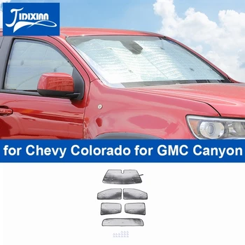 JIDIXIAN За Предното и Задното Предното Стъкло на сенника за Chevrolet Colorado 2014 Up за GMC Canyon 2014-2022 Аксесоари
