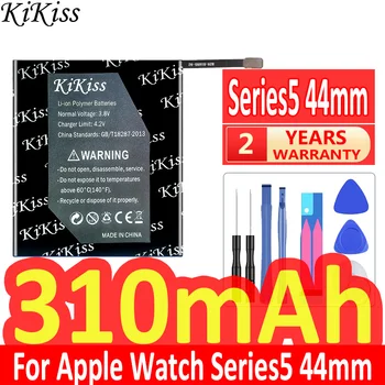 KiKiss Series5 S5 40 мм 44 мм Series4 40 мм 44 мм Батерия за Apple Watch Серия 4 S4 5 S5 40 мм 44 мм Batteria + Безплатни инструменти