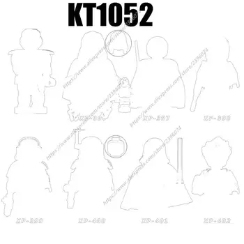 KT1052 Фигурки на героите Аксесоари за филми Строителни Блокове Тухли играчки XP395 XP396 XP397 XP398 XP399 XP400 XP401 XP402