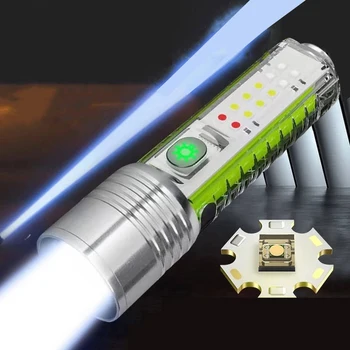 Led фенерче с бял/червен/син/лилав странична светлина Силни магнити Супер ярък 30 Watt led фитильный USB лампа акумулаторна лампа