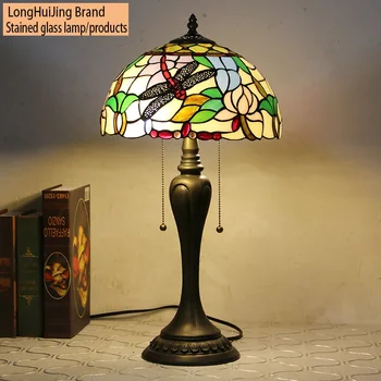 LongHuiJing Изработени по поръчка 12-инчов Европейската настолна лампа от 