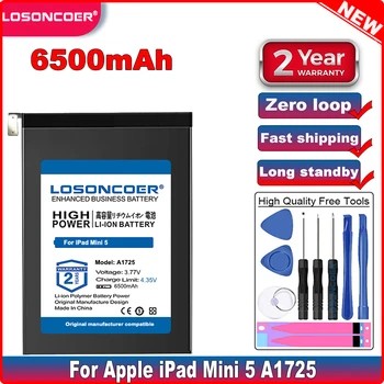 LOSONCOER 6500 mah Батерия добро качество за Apple iPad Mini 5 A1725/A2114/A2125/A2126/A2133 на Батерията