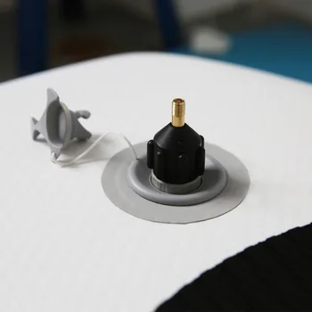 PA66 + 30% GF Адаптер за клапан Оранжево Лесен 7,8 * 3,4 см, Черна Мед + каучук, здрав висококачествен надуваем адаптер