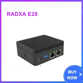 RADXA E25 - мрежова одноплатный компютър в ультрамаломном форм-фактор, който предоставя широк набор от мрежови възможности.