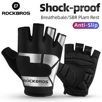 ROCKBROS/ официални мини Велосипедни ръкавици, заглушителен дишащи ръкавици, Модерни ръкавици с принтом