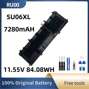 RUIXI Оригинална Батерия за лаптоп 11,55 V 84,08 WH SU06XL за Spectre X360 15-DF 15-DF0000 HSTNN-DB8W L29048-271 L29184-005 9 клетки