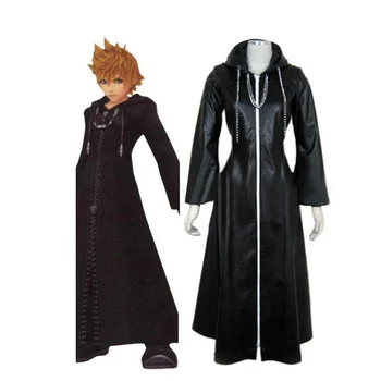 SBluuCosplay Kingdom Hearts 2 Organization XIII, Черно палто, Халат за баня, Cosplay, костюм по поръчка