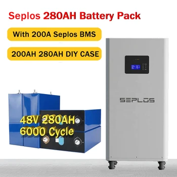 Seplos 48V 14.3 kWh 10KWh 304AH 280Ah 230AH 200AH LiFePO4, Литиево-фосфатный Батерията си САМ 