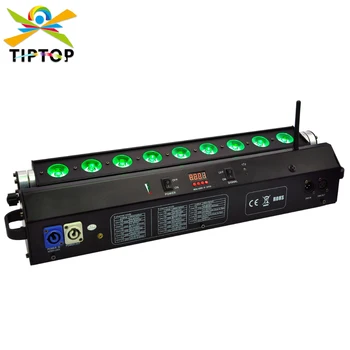 TIPTOP TP-G3044-5В1 Цветни Сватбени тела 9x15 W RGBWA 5В1 Мобилен телефон Мобилно приложение/Безжичен/ DMX/Инфрачервен Дълго време на работа