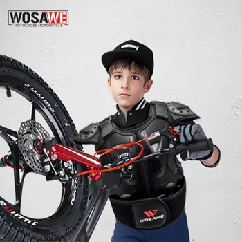 WOSAWE Протектор Мотоциклет Бронирани От 4 до 16 Години За деца, Спортно яке, Екипировка за Велосипед, Сноуборд, Хокей на лед, Защита на гърба, на Гърдите