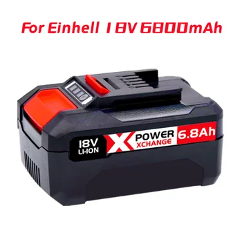 X-Change 6800 mah, смяна на батерията на Power X-Change, съвместим с всички батерии за инструменти 18 В с led дисплей