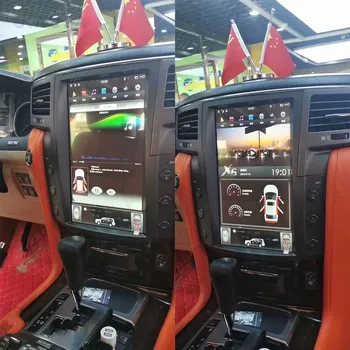 Авто радио в стила на Android 12 Tesla, мултимедиен плеър за Lexus LX570 LX 570 2007-2015, GPS-навигация, стерео видео, Carplay
