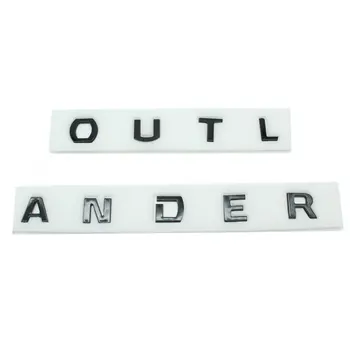 Автомобилна декоративна стикер OUTLANDER за промяна на купето OUTLANDER с надпис английски букви на капака на двигателя Outlander