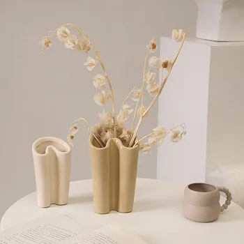 Американската Луксозна Ваза, Испанска Дизайнерска Керамична ваза за цветя, Скандинавските Луксозни Златни Големи Високи Вази за украса на хола, Идеи за подаръци