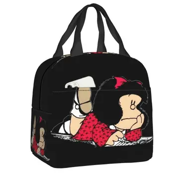 Аниме Каре Mafalda, Одеало, Изолирано чанта за обяд, Quino Сладък Kawaii, Преносим Термоохладитель, Обяд-бокс за младежи