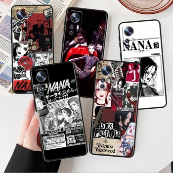 Аниме Нана Осака За Xiaomi Mi 10T 10S 9T 9 SE 8 A3 A2 A1 5X 6X CC9E Note 10 Lite Pro Mix 3 Черен Мек Калъф За Телефон