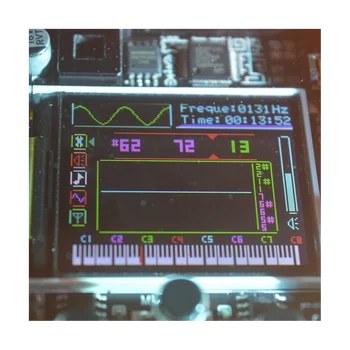 Аудио Мини Theremin, Музикален Електронен творчески инструмент, Ретро, многоголосные, креативни играчки с экранным дисплей