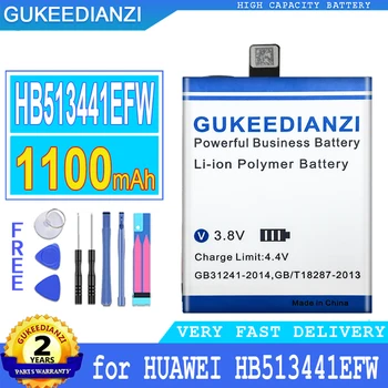 Батерия GUKEEDIANZI капацитет 1100 mah за HUAWEI HB513441EFW Голяма мощност Bateria