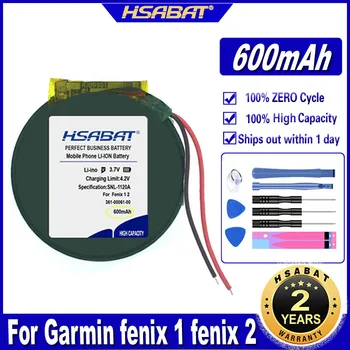 Батерия HSABAT 361-00061-00 600 ма за GPS часовници на Garmin fenix 1 fenix 2 FENIX1 FENIX2 Модел PD3555W Батерии