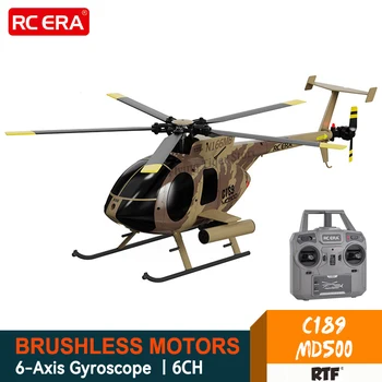 В присъствието на Нов Rc Helicopter ERA 1:28 C189 Bird ТУСК MD500, Двойна Бесщеточная Симулация Модел, 6-Ос Жироскоп, Симулация модел, Играчки