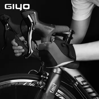 Велосипедни ръкавици GIYO, спортни ръкавици на открито с полупальцами За Мъже и жени, Гел уплътнението, Дишащи ръкавици за МТБ пътят състезания, Велосипедни ръкавици
