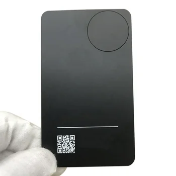 Висококачествена персонални QR-код RFID карта с индивидуален печат NFCcard NFC бизнес-метални карта