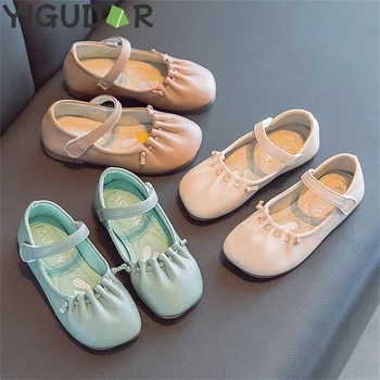 Детска корейската версия, Сладки обувки на принцеса За момиченца, Фините кожени обувки за деца, Нова детски обувки, обувки за момичета