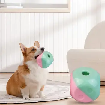 Домашен любимец пъзел топка на кучето лечение опаковка играчки солидна хапка устойчиви Пет изтичане на храна топка за зъби кученце забавление, играчки за Домашни любимци