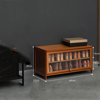 Дървена Входна шкаф за Обувки Съвременните Вертикални Многофункционални Обувные Шкафове, Стенд За Съхранение на Mueble Entrada Корпусна Мебел XG032