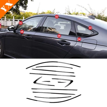 За Honda Accord 11th Генерал 2023-2024 От Неръждаема Стомана Аксесоари За украса на Прозорци на Колата Защитна Плоча От Попадане/Прах Декоративна Капачка