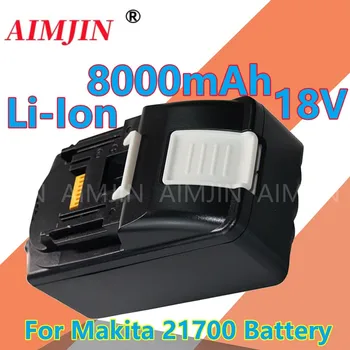 За Makita 18V 8000mAh 21700 Акумулаторна Батерия за Лаптопи с led литиево-йонна батерия Заместител на LXT BL1860B BL1860 BL1850