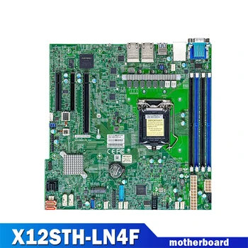 За Supermicro LGA1200 C256 8XSATA3 128 GB DDR4-3200 Mhz M-ATX Сървърна дънна платка X12STH-LN4F