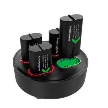 За Xbox серия 1200 mah Акумулаторна батерия с USB-зарядно устройство Безжичен контролер Подмяна на батерията 4 бр./компл.