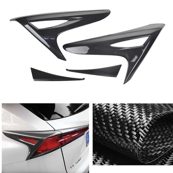 Задна светлина от въглеродни влакна, Тампон за вежди, тампон за очи, стикер за вежда Задна фенер Lexus NX200 NX300 2015-2020