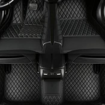 Индивидуални автомобилни стелки за BMW серия 5 G31 Touring 2017-2023 година, аксесоари за интериора на Колата, килим от изкуствена кожа
