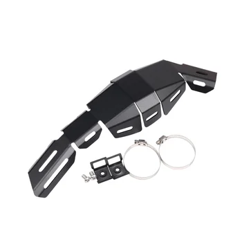 Капак на ауспуха на Мотоциклета Теплозащитный Прах за Honda CRF300L CRF300 L CRF 300L (Черен)