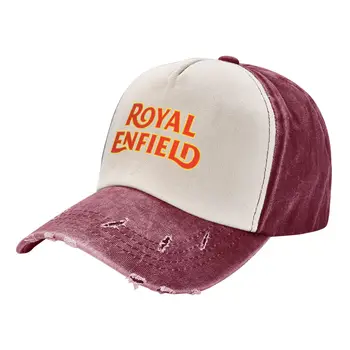 Класическата бейзболна шапка за моторните състезания Royal-Enfields от потертого памук възстановяване на предишното положение, подарък шапки за тренировки на открито, шапка