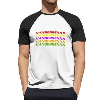 Клубна фланелка Vandersexxx, черна тениска, тениска с аниме блонди, тениски по поръчка, Мъжки ризи