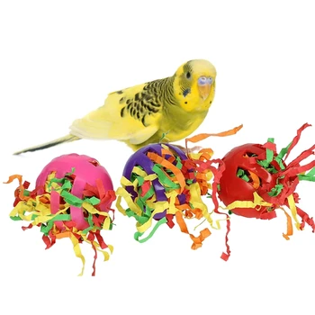 Комплект от 3 предмети, играчки за птици, Цветни Перекатывающиеся крака, Разнообразни играчки за дресура на Папагали, играчки за клетка за клетки за попугайчика Какаду