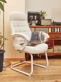 Компютърен стол, офис стол, табуретка с бантиком, игралното седалка, облегалка, облегалка за главата, домашен удобен заседнал начин на живот