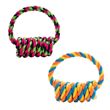 Куче на въже Y5LE за агресивни жевателей Ярки цветове, почти Неразрушаемая играчка