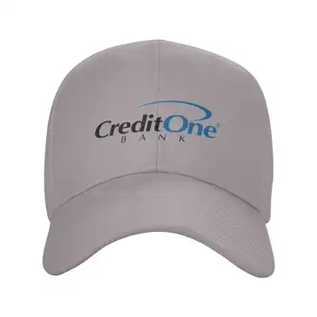 Логото на Credit One Bank Модерен висококачествен деним, шапка, вязаная капачка, бейзболна шапка