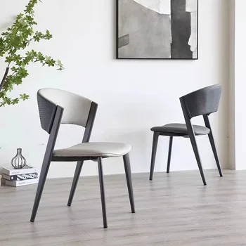 Луксозни трапезни столове в минималистичном стил, Модерен дизайн, компютърът е в скандинавски Стил, Високи Градински кът столове за сядане на терасата, Мебели за дома Cadeiras