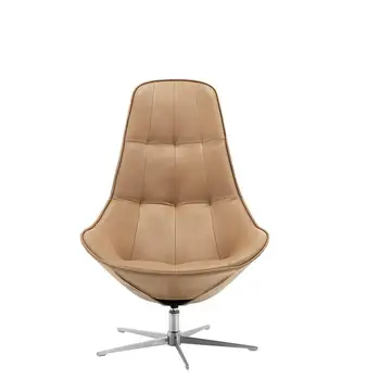 Минималистичен стол, дизайнерски стол за почивка от фибростъкло, въртящо се стол, офис стол за шеф, бизнес стол