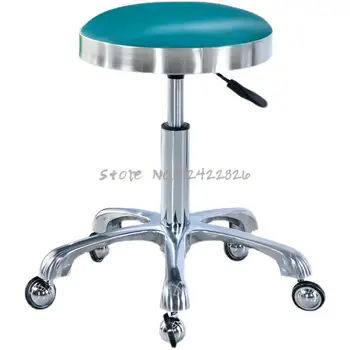 Модерен фризьорски от неръждаема стомана, специални голям работен стол без ликвидация, въртящи за маникюр и за масаж