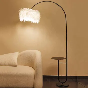 модерна настолна лампа за четене, елегантен черен лампиона в скандинавски стил, арт ключ, луксозен, лампа за салон, мебели за дома
