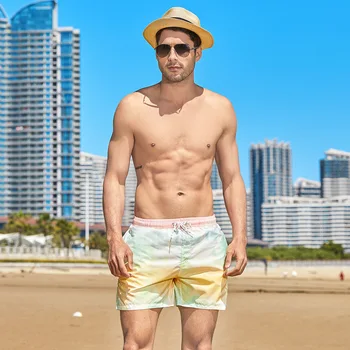 Мъжки нови летни шорти, с наклон, Нови мъжки прости свободни летни капри на експозиции 2023, ежедневни, плажни панталони Ins за почивка
